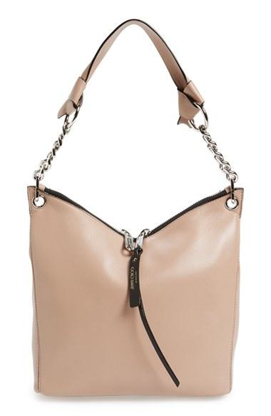 Jimmy Choo 'small Raven' Nappa Leather Shoulder Bag -