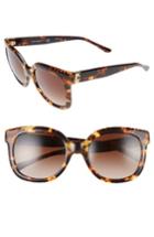 Women's Tory Burch 54mm Oversized Sunglasses - Vintage Tortoise