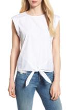 Women's Bishop + Young Hampton Tie Front Blouse - White