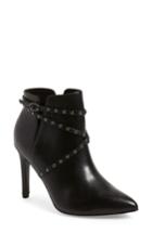 Women's Topshop 'humour' Studded Pointy Toe Bootie .5us / 40eu - Black