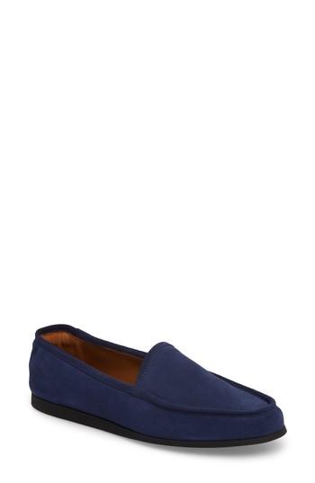 Women's Aquatalia Anna Weatherproof Loafer M - Blue