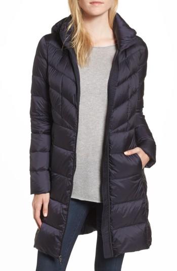 Women's Michael Michael Kors Packable Down Coat - Blue