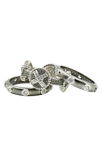 Women's Freida Rothman Industrial Finish Stackable Rings