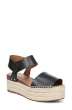Women's Sarto By Franco Sarto Leo Platform Espadrille Sandal M - Black