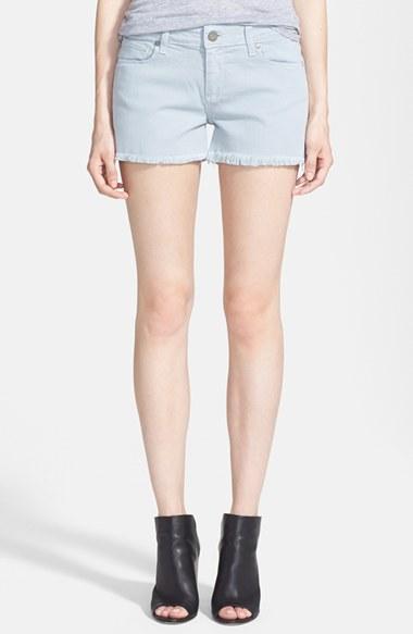 Paige Denim 'catalina' Cutoff Denim Shorts (dusty Blue)