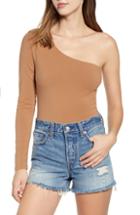 Women's Tiger Mist Hatty One-shoulder Bodysuit - Brown