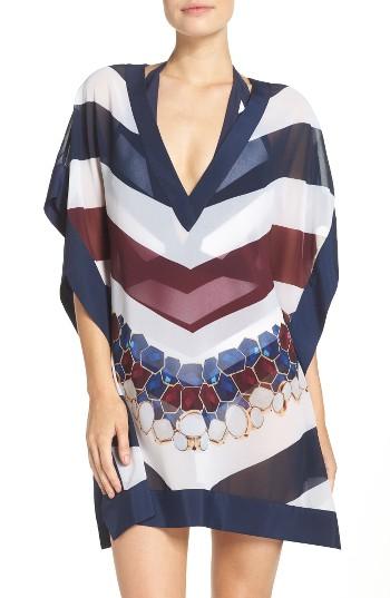 Women's Ted Baker London Rowing Stripe Cover-up Tunic - Blue