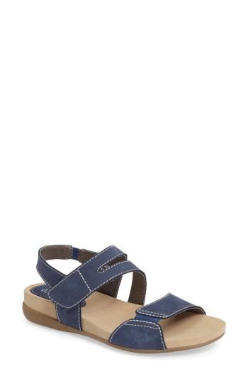 Women's David Tate Squish Sandal Ww - Blue