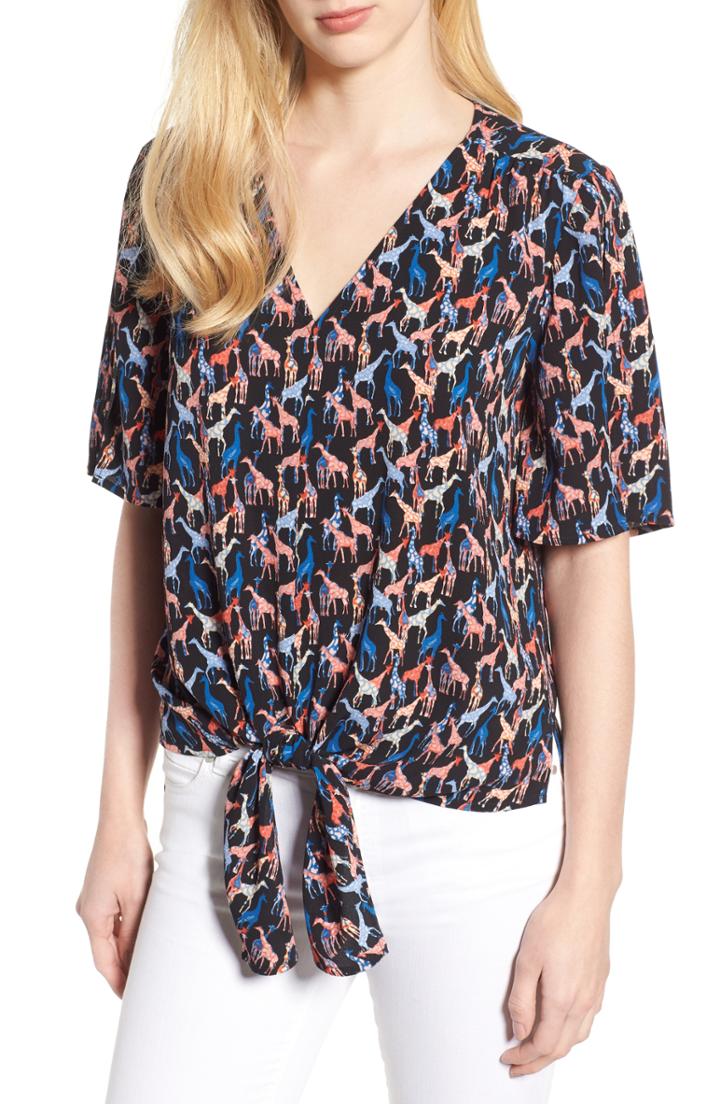 Women's Boden Breton Stripe Colorblock Top