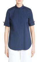 Women's Lafayette 148 New York Theodora Stretch Cotton Blend Top