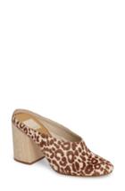 Women's Dolce Vita Caley Genuine Calf Hair Mule .5 M - Black