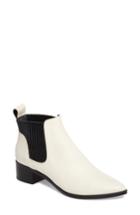Women's Dolce Vita Macie Pointy Toe Chelsea Bootie .5 M - White
