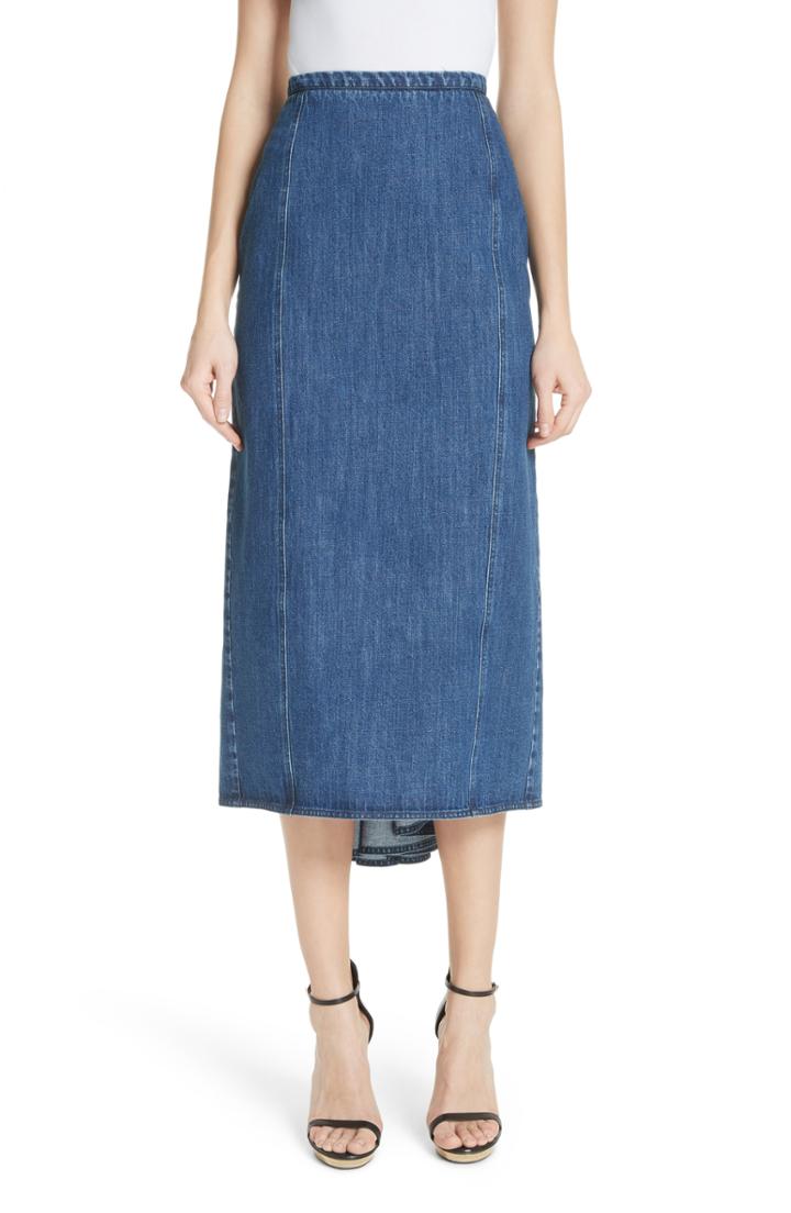 Women's Michael Kors Fishtail Denim Skirt