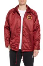 Men's Nike Air Force One Coach Jacket, Size - Red