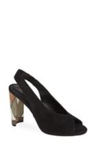 Women's Pelle Moda Honor Sandal .5 M - Black