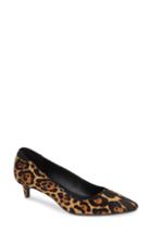 Women's Calvin Klein Gabrianna Genuine Calf Hair Pump .5 M - Brown