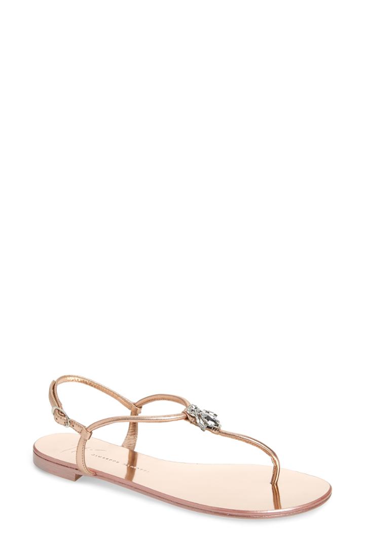 Women's Giuseppe Zanotti Embellished Bee Sandal