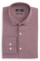 Men's Boss Mark Sharp Fit Dobby Dress Shirt