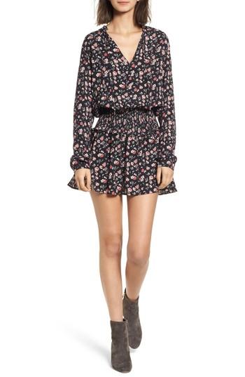 Women's Rails Romee Smocked Minidress - Black