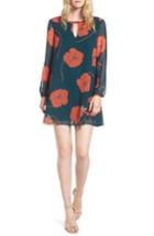 Women's Cupcakes And Cashmere Sybella Floral Shift Dress - Green