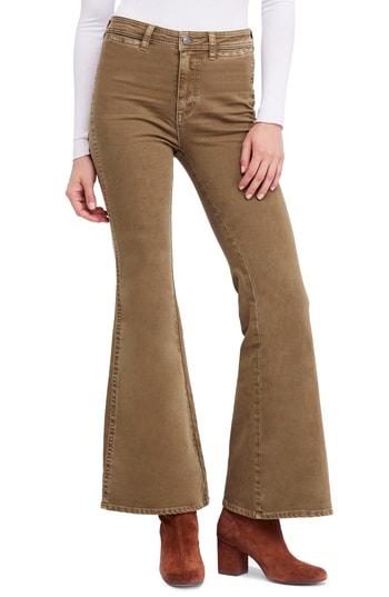 Women's Free People Brooke Flare Jeans - Green