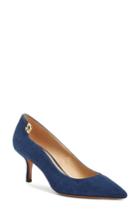 Women's Tory Burch Elizabeth Pointy Toe Pump .5 M - Blue