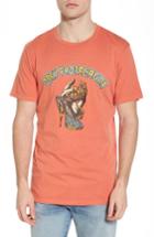 Men's Obey Dominance Graphic T-shirt - Orange