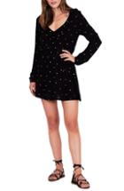 Women's Amuse Society Last Hurrah Polka Dot Minidress - Black