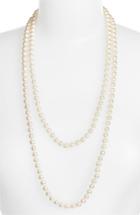 Women's Majorica 7mm Round Pearl Endless Rope Necklace