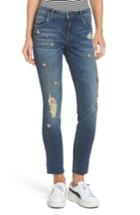 Women's Sts Blue Taylor Jeweled Crop Straight Leg Jeans