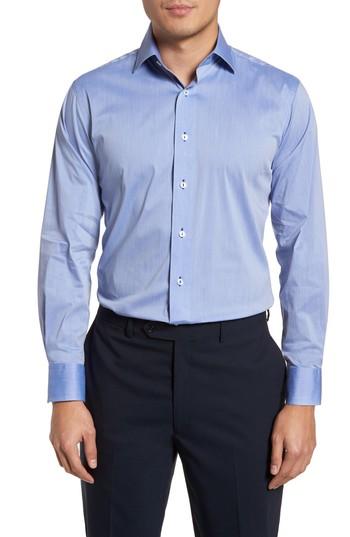 Men's Lorenzo Uomo Trim Fit Dress Shirt .5 - 32 - Blue