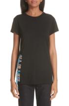Women's Stella Mccartney Fringe Detail All Is Love Tee Us / 34 It - Black