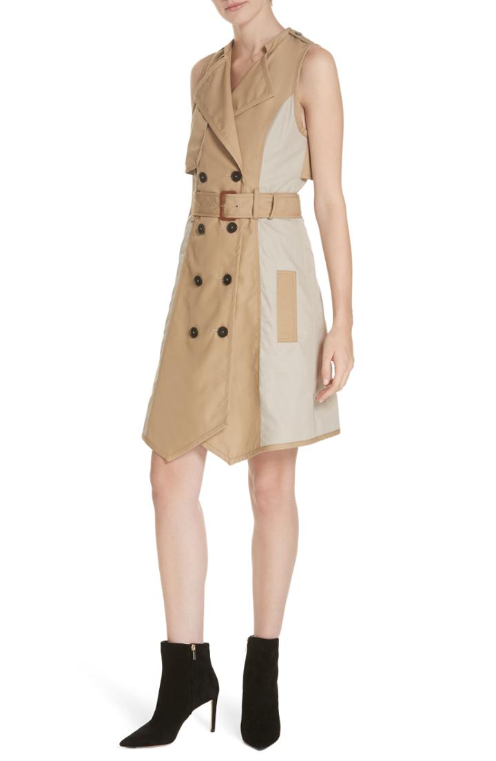 Women's Derek Lam 10 Crosby Trench Dress - Beige