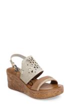 Women's Otbt Hippie Platform Wedge Sandal M - Ivory