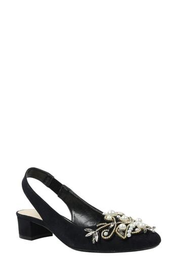 Women's J. Renee Delroy Embellished Slingback Pump B - Black