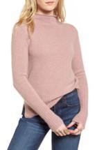 Women's Madewell Inland Rolled Turtleneck Sweater - Pink