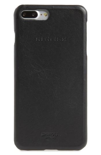 Shinola Iphone 7/7 Leather Case - Black