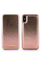 Ted Baker London Fenela Faux Leather Iphone X & Xs Mirror Folio Case - Pink