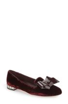 Women's Miu Miu Bow Loafer Us / 36eu - Burgundy