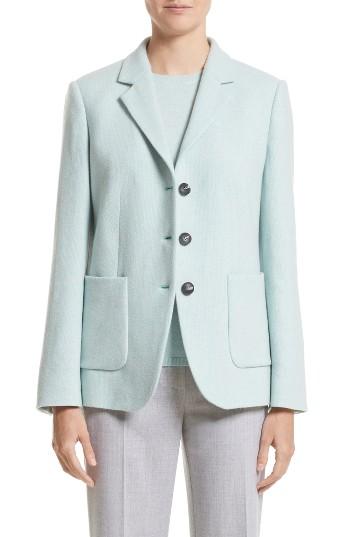 Women's Max Mara Pola Cashmere Jacket - Blue