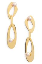Women's Lizzie Fortunato Infinity Freshwater Pearl Drop Earrings