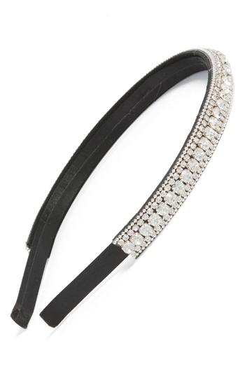 Tasha Rock Crystal Headband, Size - Metallic