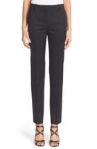 Women's The Kooples 'timeless' Stretch Wool Trousers Us / 38 Fr - Black