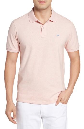 Men's Vineyard Vines Slim Fit Pique Polo - Pink
