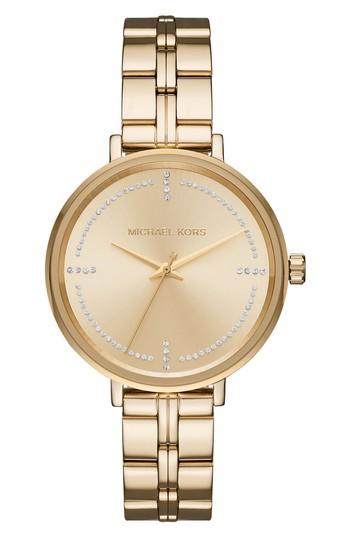 Women's Michael Kors Bridgette Crystal Bracelet Watch, 38mm
