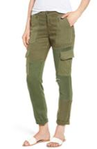 Women's Hudson Jeans Riley Straight Leg Cargo Pants - Green