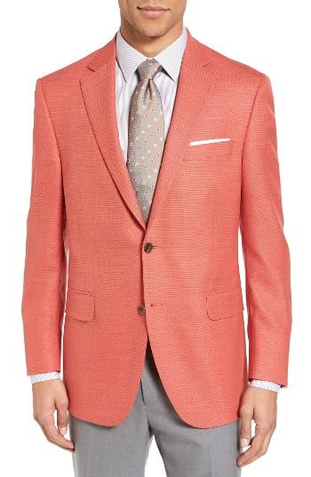 Men's Peter Millar Classic Fit Wool Blazer R - Coral