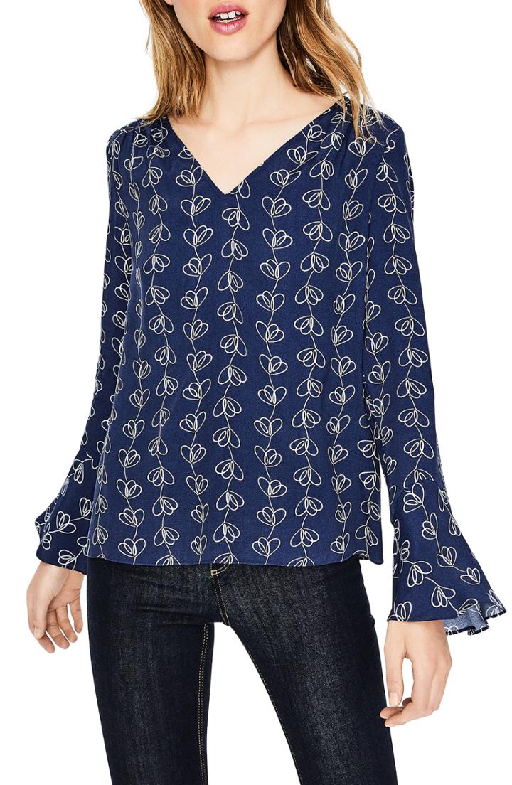 Women's Whistles Leopard Print Wrap Top - Brown
