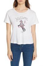 Women's Re/done Cowgirl Graphic Tee - White