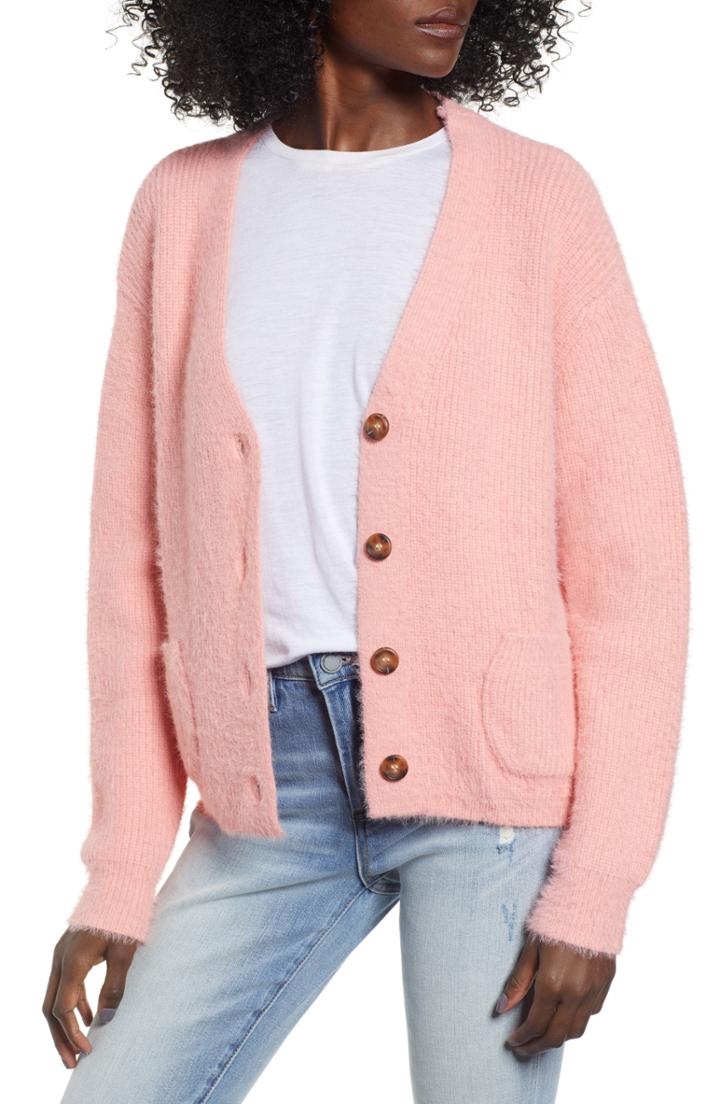 Women's 4si3nna Kelsey Cardigan - Pink